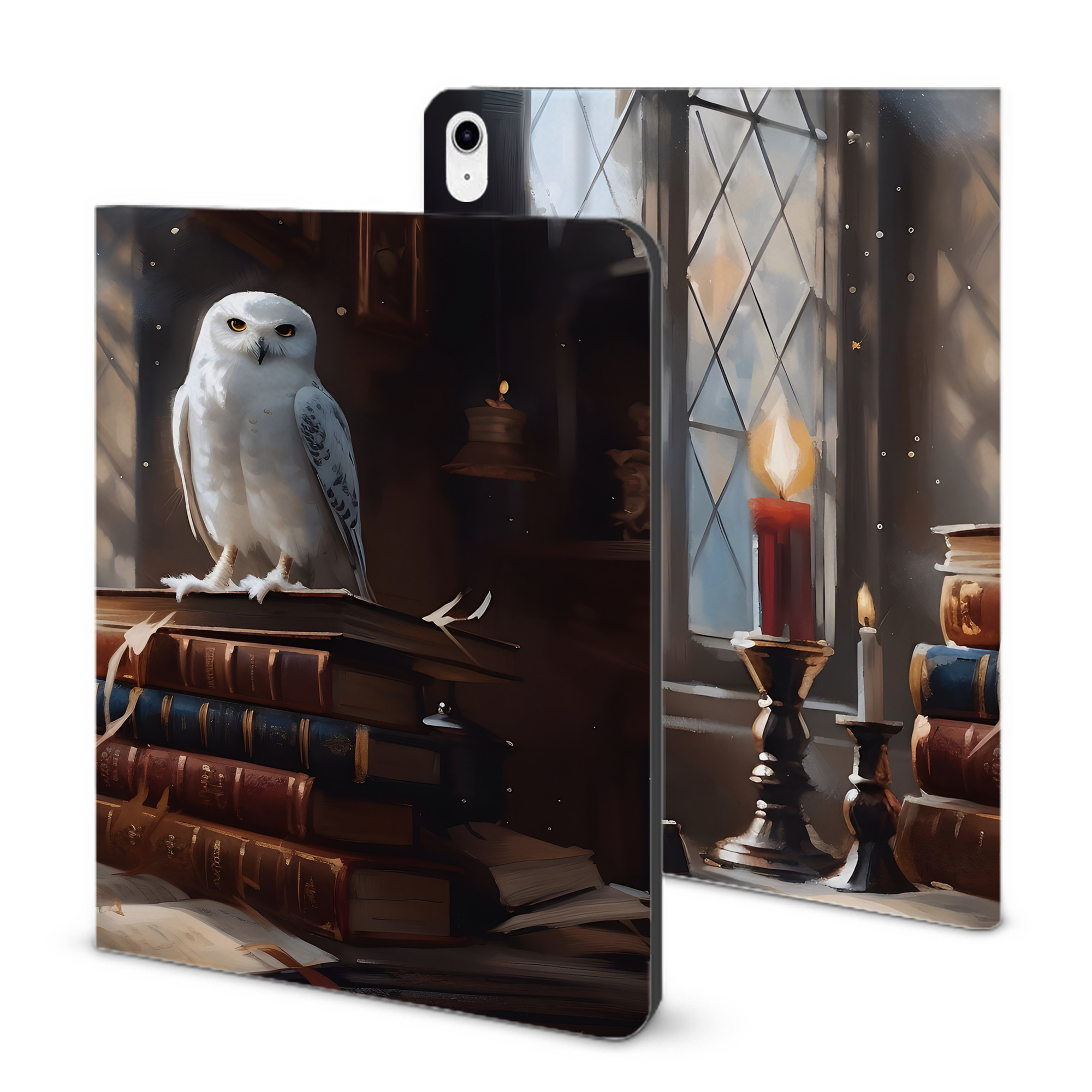 （画像用） Harry Potter ハリー・ポッターシリーズ IPad ケース ブック型 PUレザー TPU 耐衝撃 軽量 薄型 ペン収納なし 全面保護 IPad 各モデル対応
